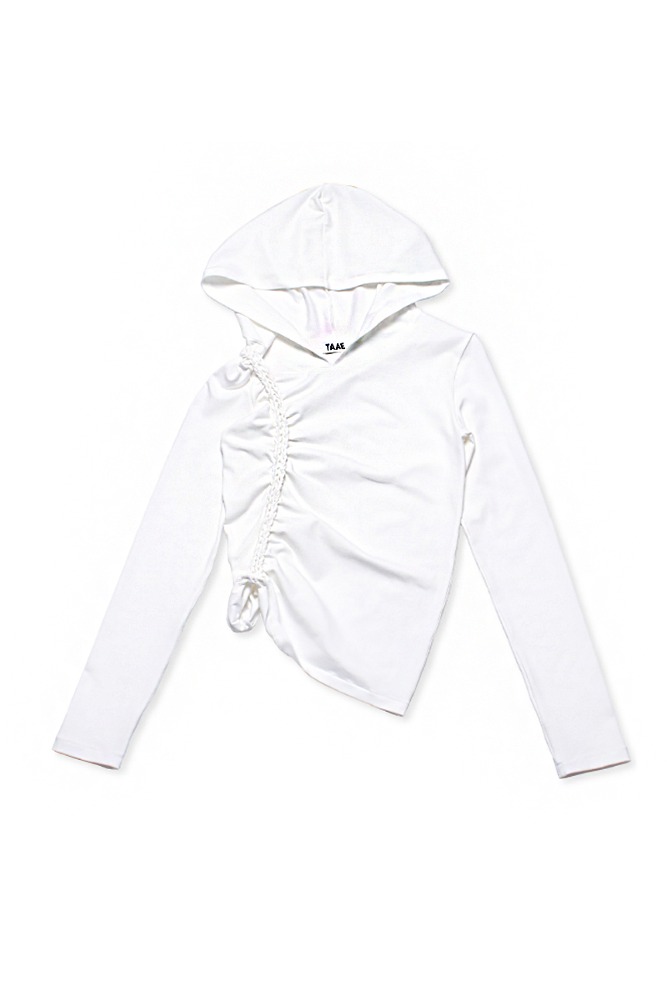 [TAAE] Tense tisser hoodie 002 / White