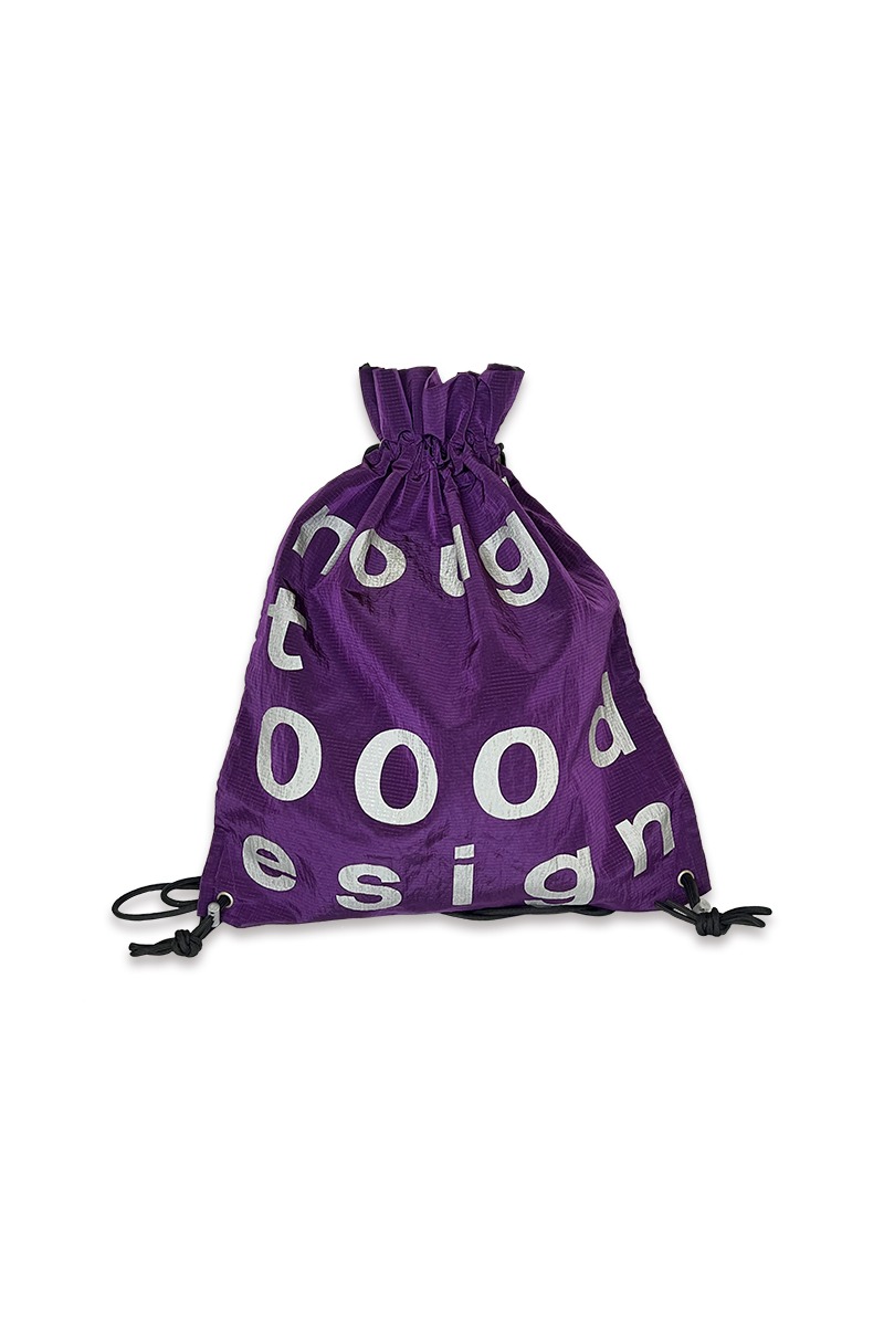 [nought] 000 Design Gym Sack / Purple (RESTOCK)