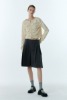 [PEEP] Pleated-Skirt-Pants / Charcoal (RESTOCK)